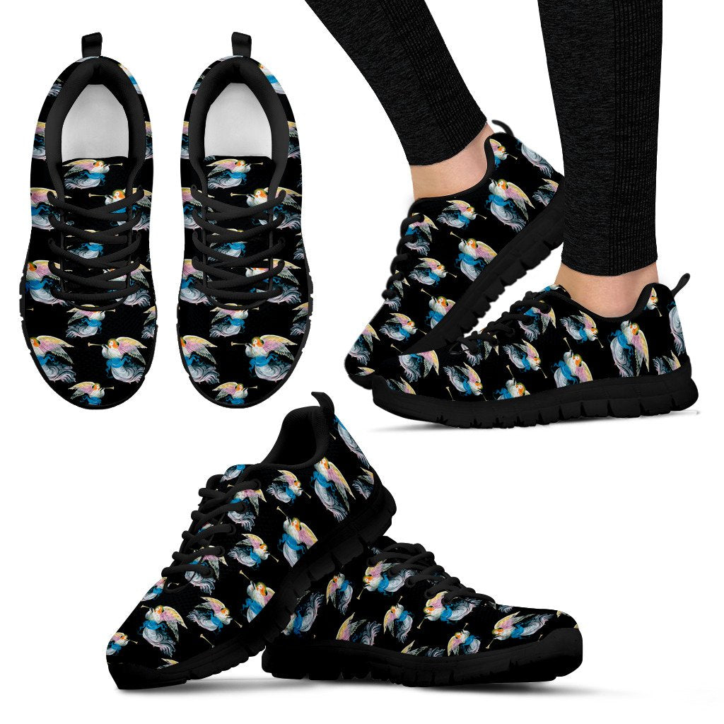 Angel With Wings Beautiful Design Print Women Sneakers Shoes