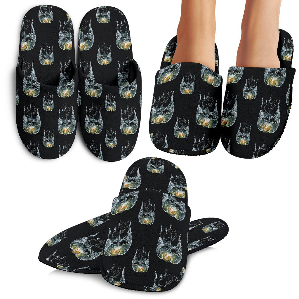 Angel with Wings Cute Design Print House Slippers