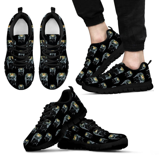 Angel with Wings Cute Design Print Men Sneakers Shoes