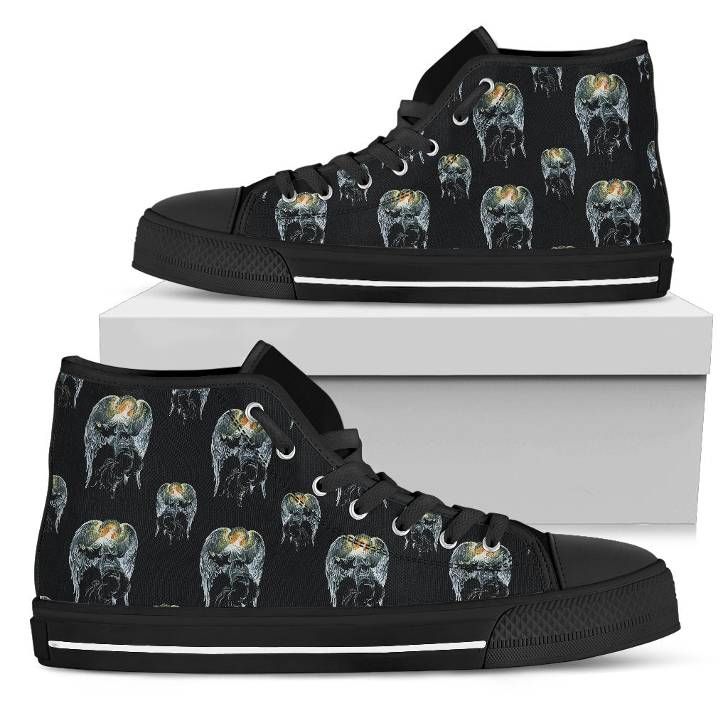 Angel with Wings Cute Design Print Women High Top Shoes