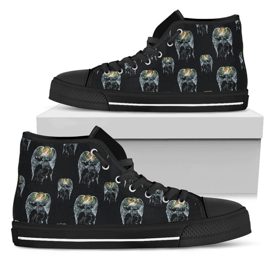 Angel with Wings Cute Design Print Women High Top Shoes