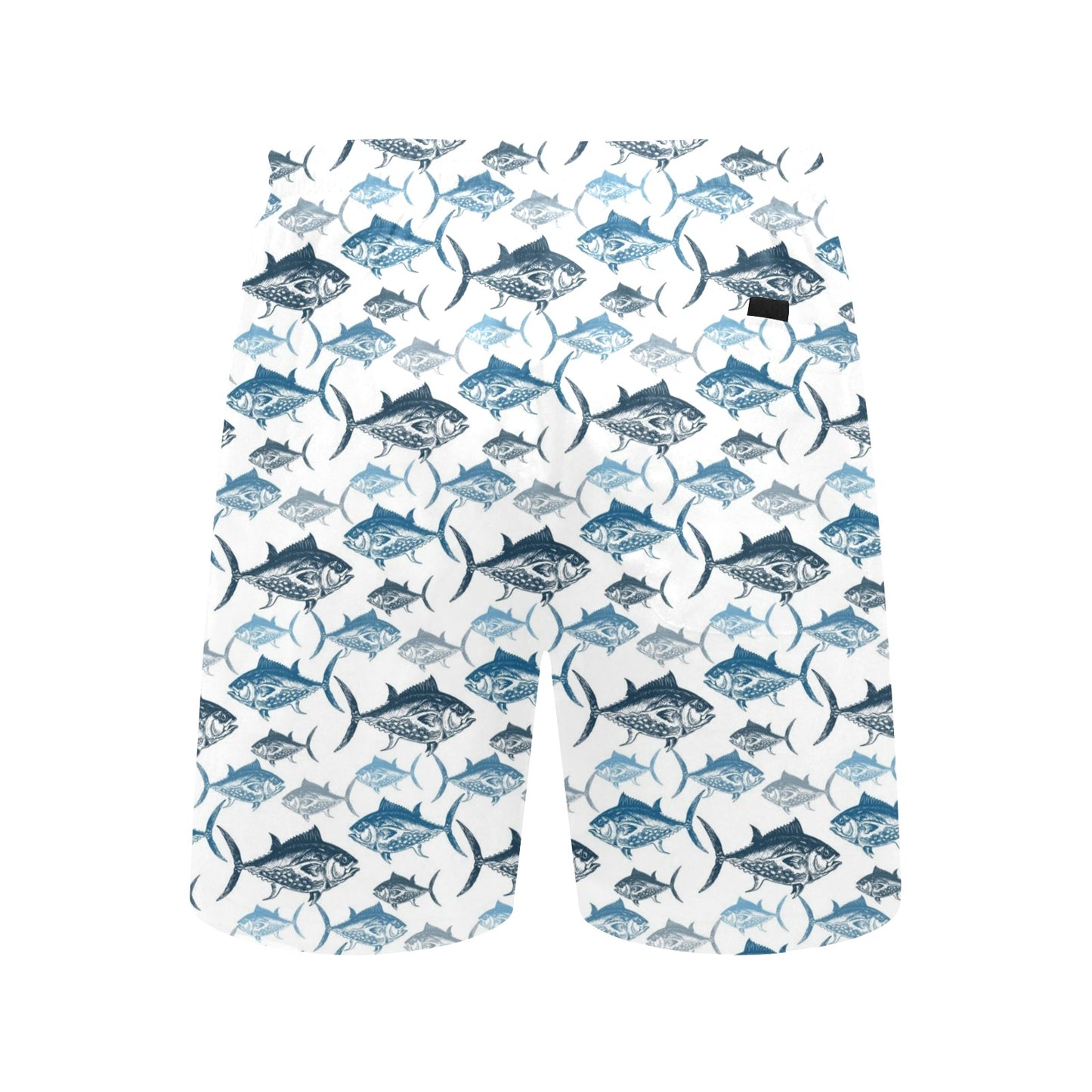 Tuna Fish Print Design LKS303 Men's Swim Trunks Beach Shorts