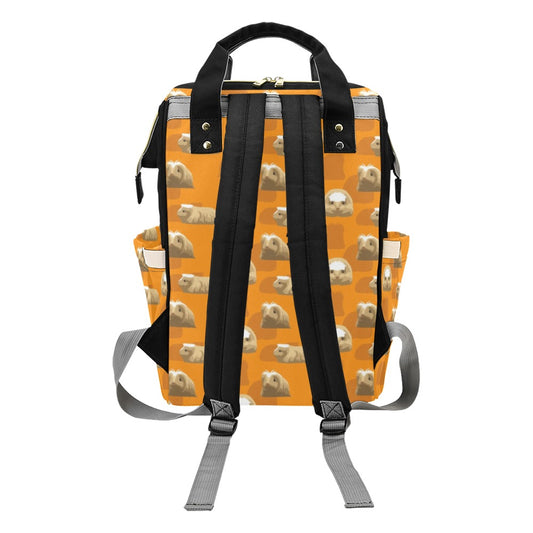 Guinea Pig Print Design LKS403 Diaper Bag Backpack