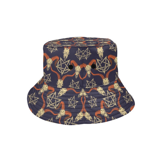 Buffalo Head Print Design LKS403 Unisex Bucket Hat