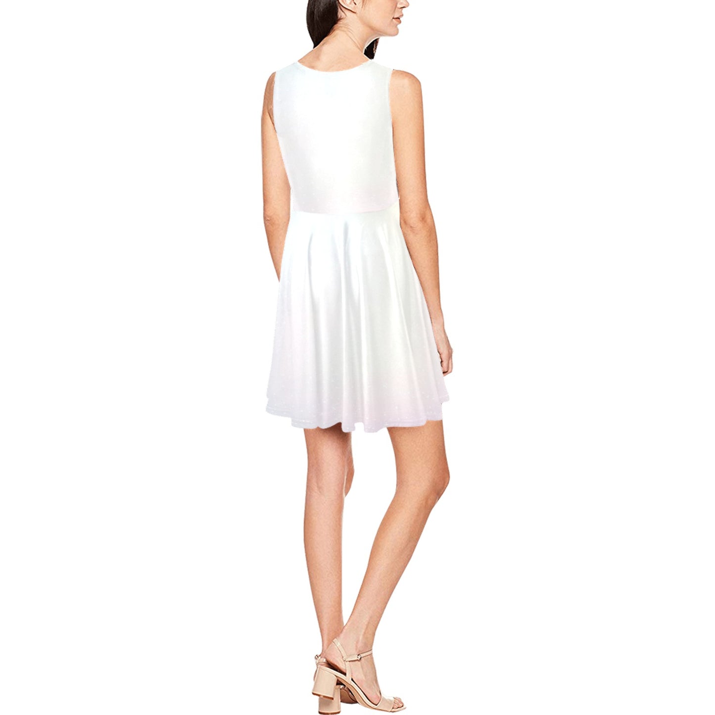 Nebula Pattern Print Design A02 Sleeveless Dress