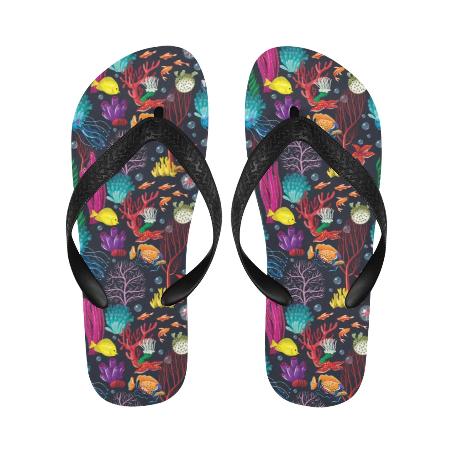 Underwater Cute Print Design LKS303 Flip Flops