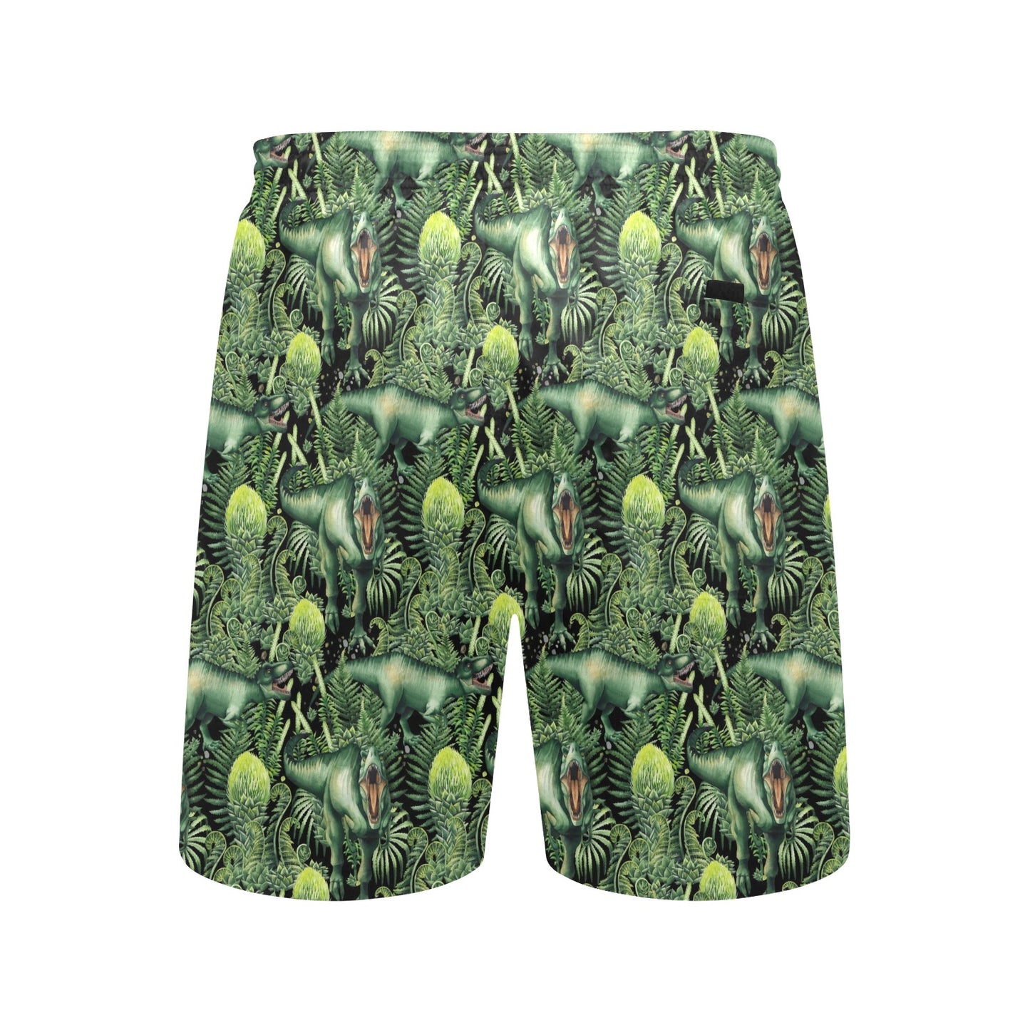 Dinosaur T Rex Print Pattern Men's Swim Trunks Beach Shorts