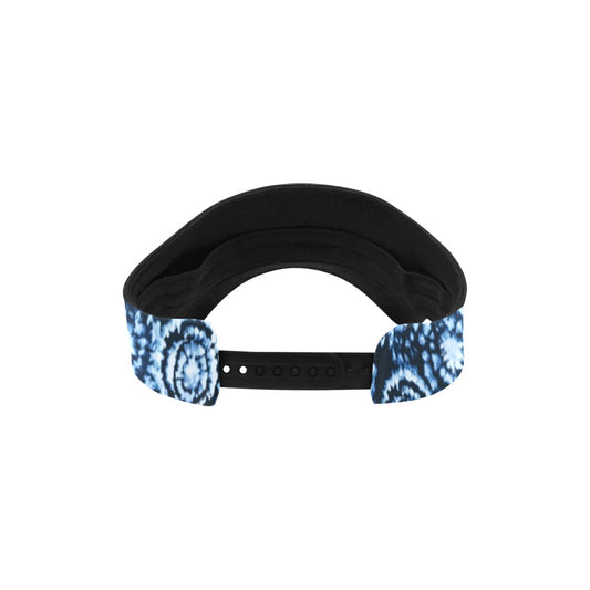 Tie Dye Dark Blue Print Design LKS306 Unisex Sun Visor