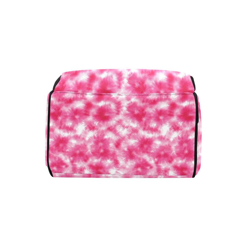 Tie Dye Pink Print Design LKS304 Diaper Bag Backpack