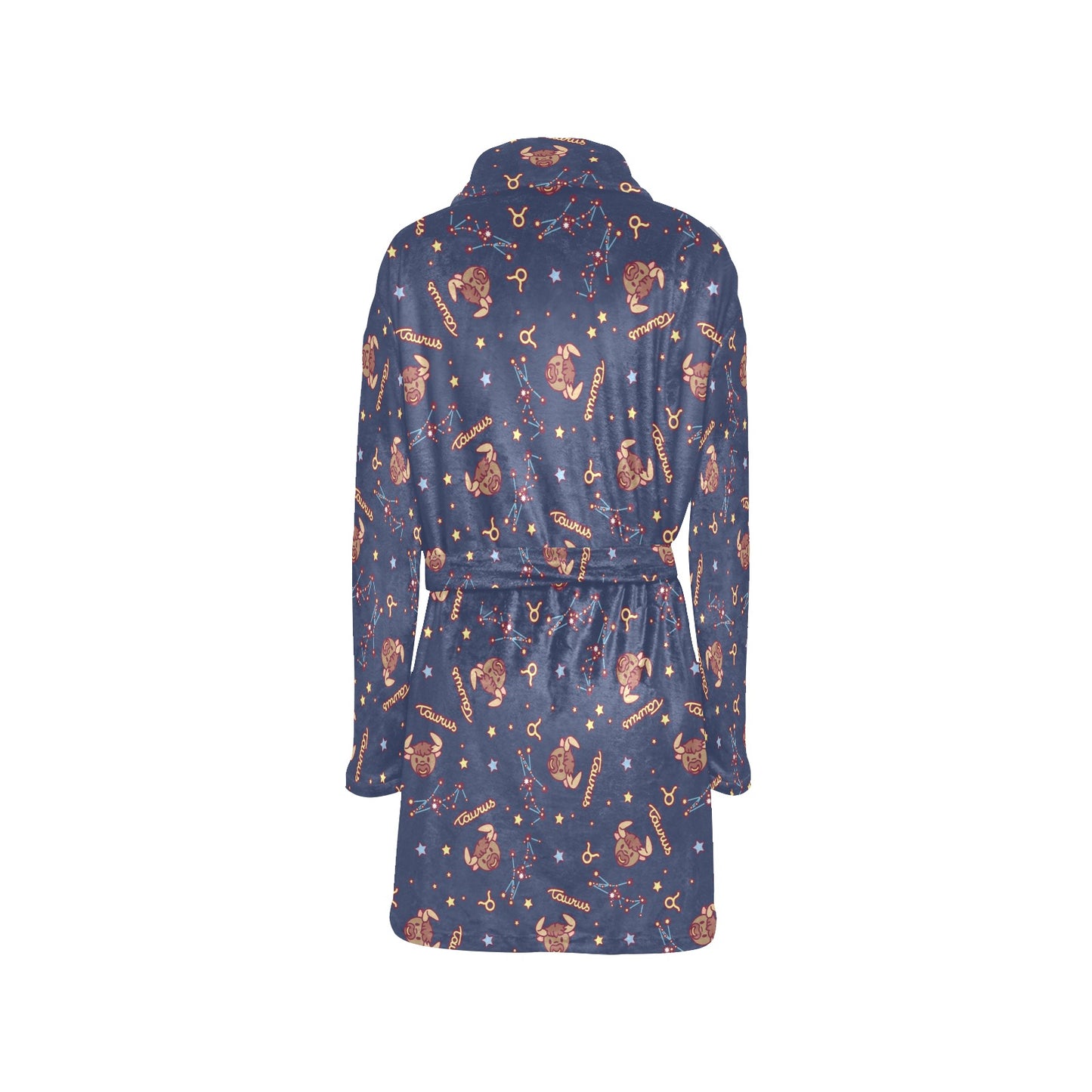 Taurus Print Design LKS304 Women's Fleece Robe