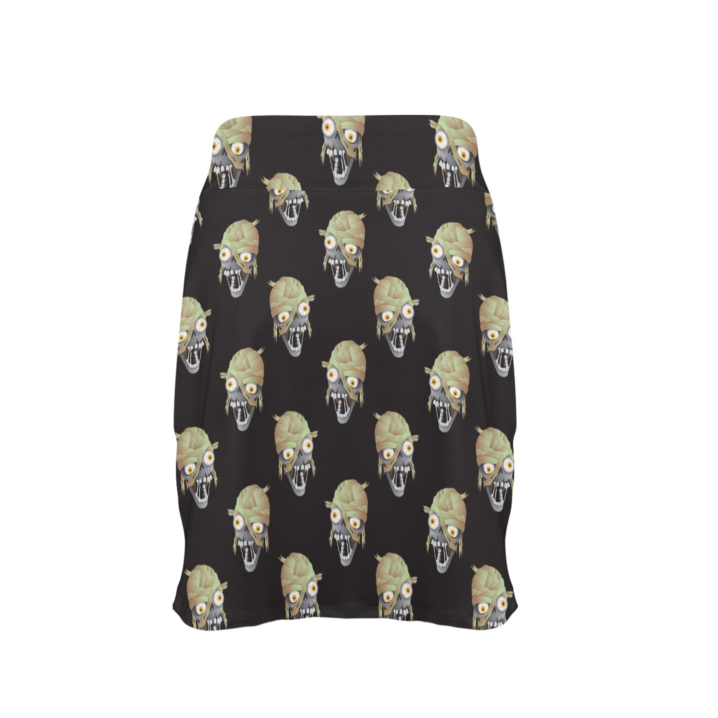 Mummy Print Design LKS304 Women's Golf Skirt with Pocket