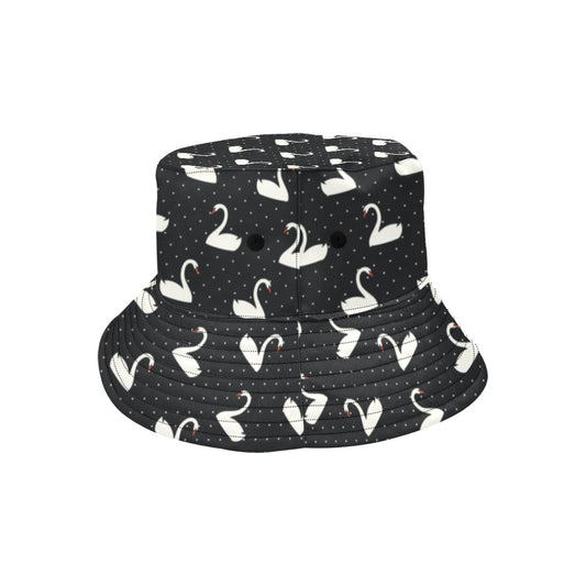 Swan Print Design LKS401 Unisex Bucket Hat