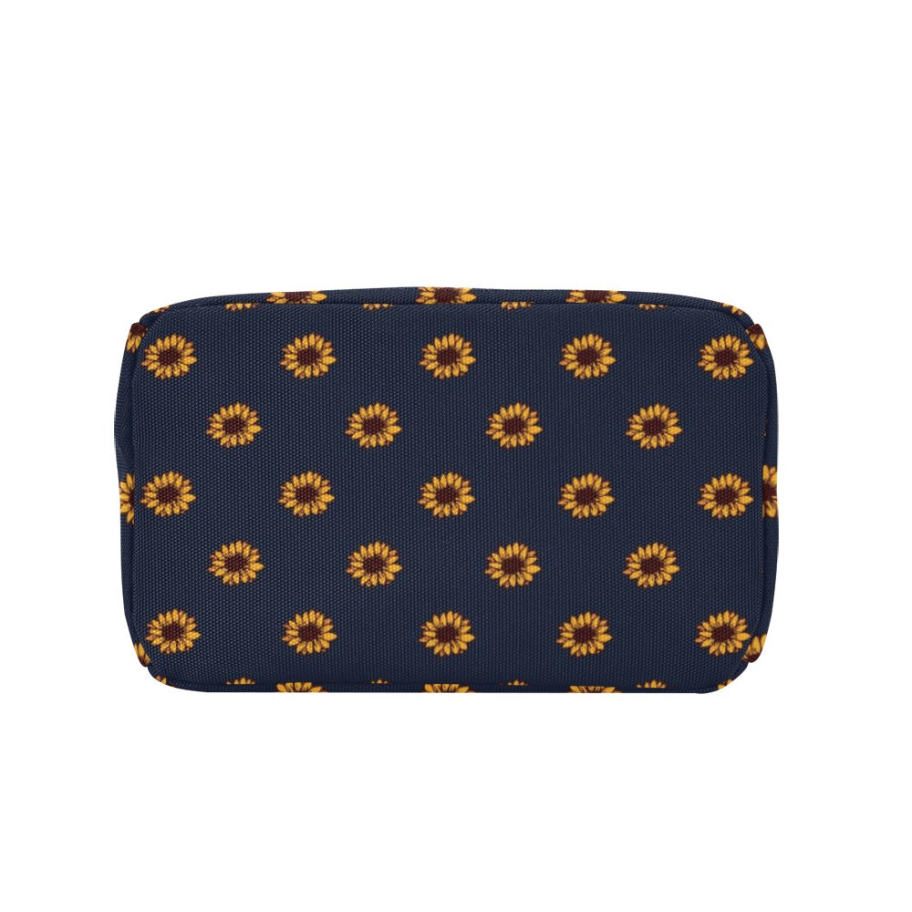 Sunflower Print Design LKS304 Insulated Lunch Bag