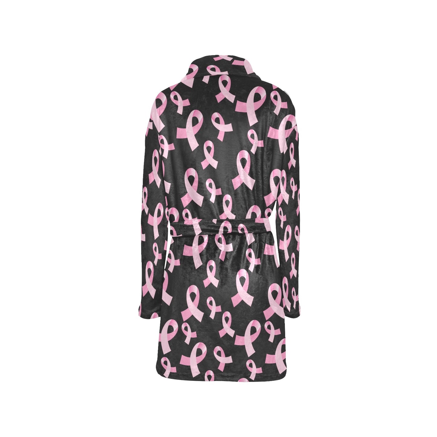 Breast Cancer Awareness Design Women's Fleece Robe
