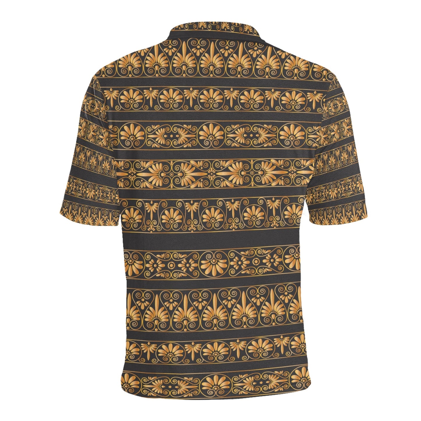 Ancient Greek Print Design LKS303 Men Polo Shirt