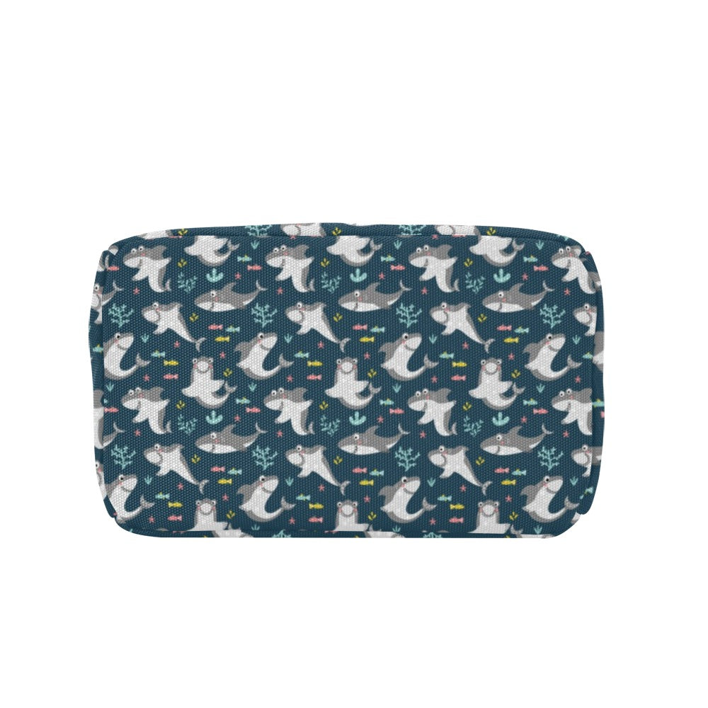 Shark Print Design LKS307 Insulated Lunch Bag
