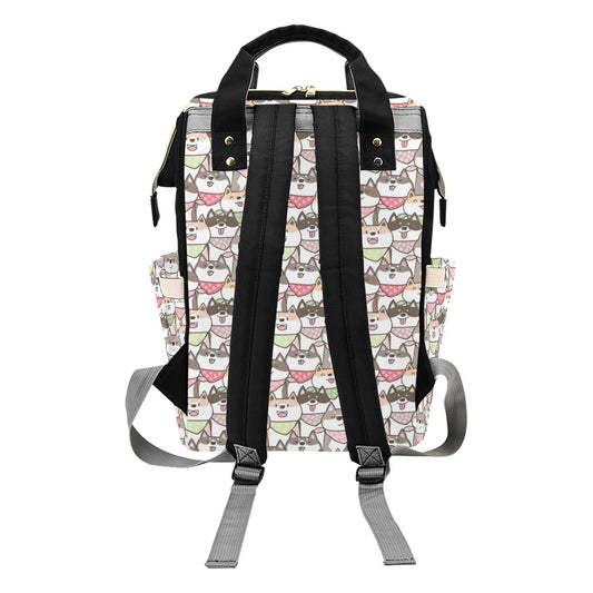 Shiba Inu Print Design LKS305 Diaper Bag Backpack