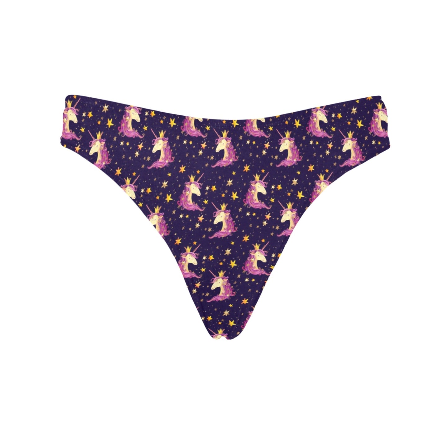 Unicorn Princess Star Sparkle Women's Thongs