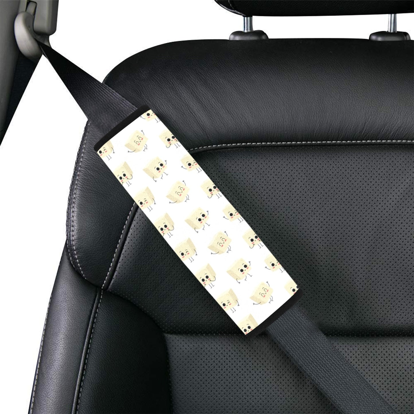 Tofu Print Design LKS301 Car Seat Belt Cover