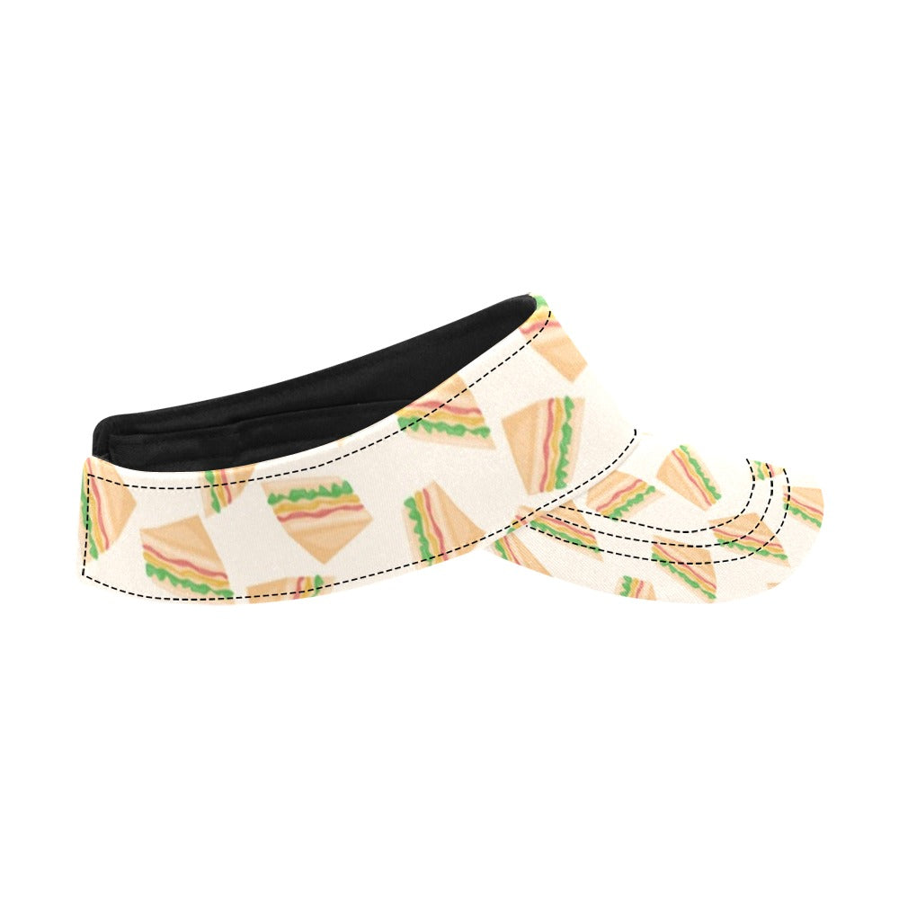 Sandwich Print Design LKS301 Unisex Sun Visor
