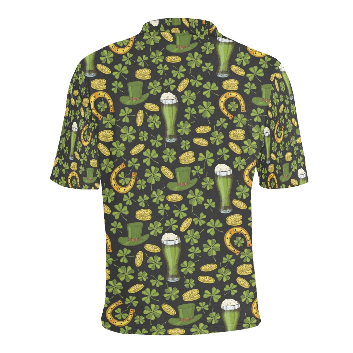 St Patricks Day Print Design LKS307 Men Polo Shirt