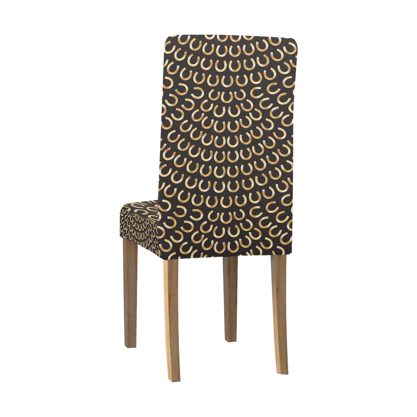 Horseshoe Print Design LKS304 Dining Chair Slipcover