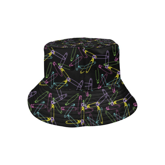 Safety Pin Print Design LKS304 Unisex Bucket Hat
