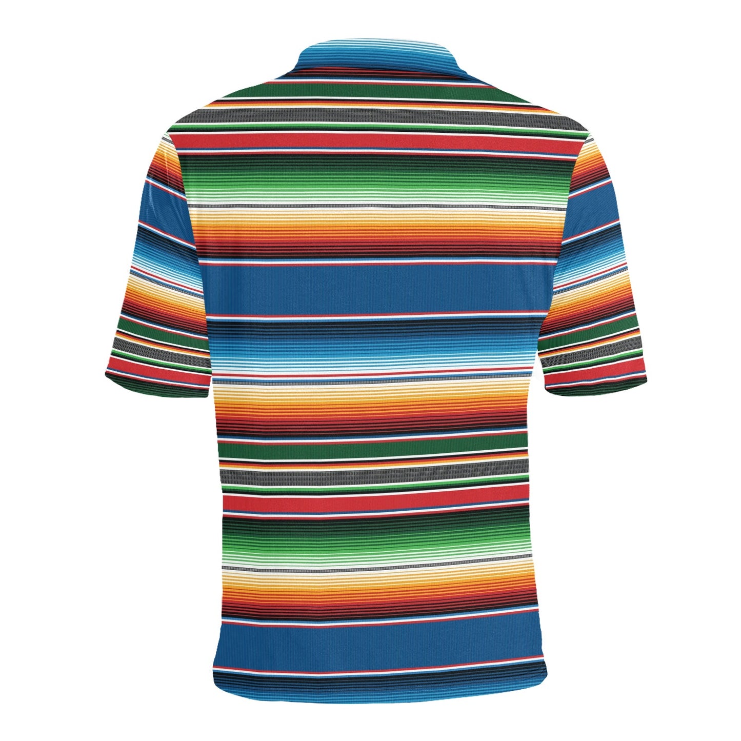 Serape Print Design LKS303 Men Polo Shirt