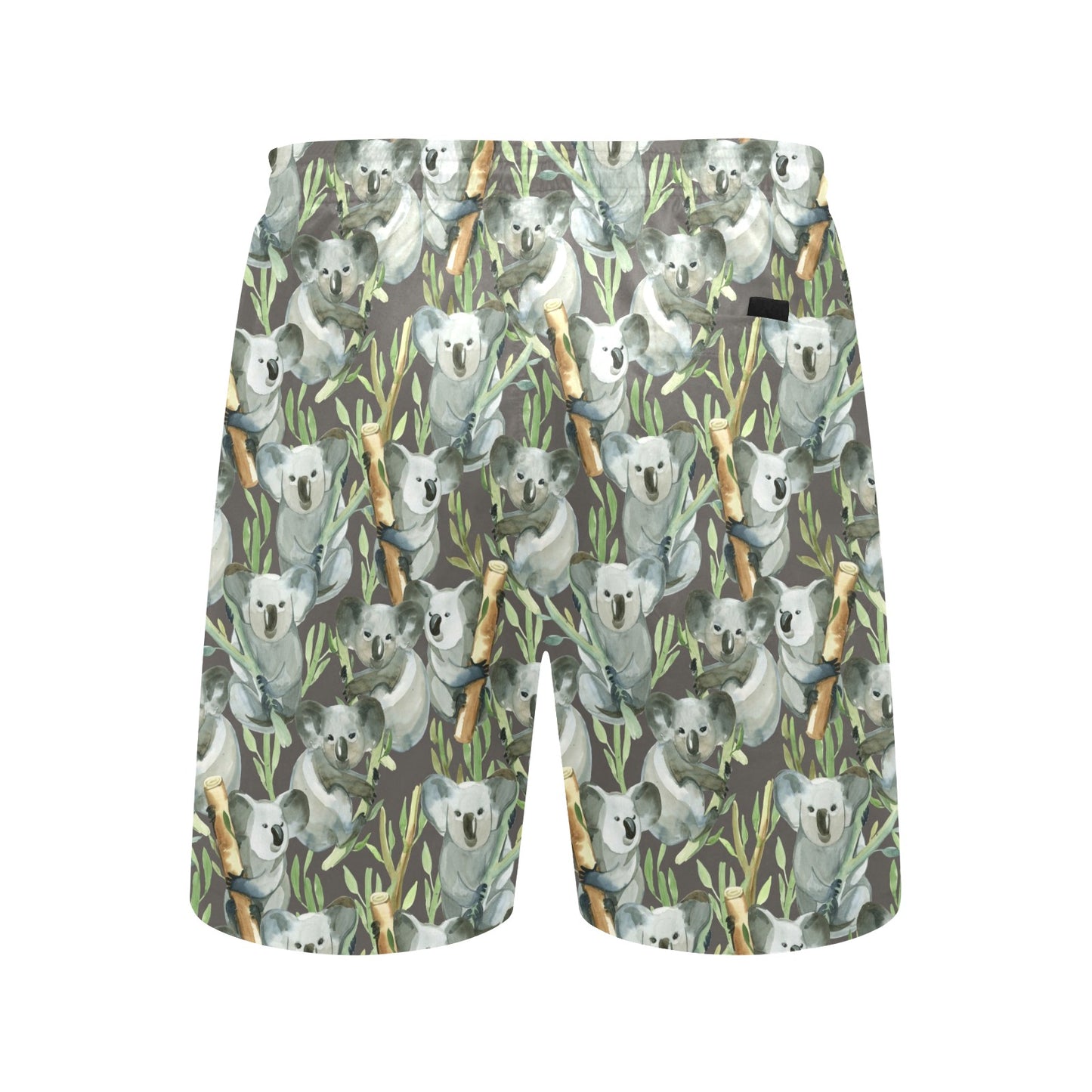 Koala Pattern Design Print Men's Swim Trunks Beach Shorts