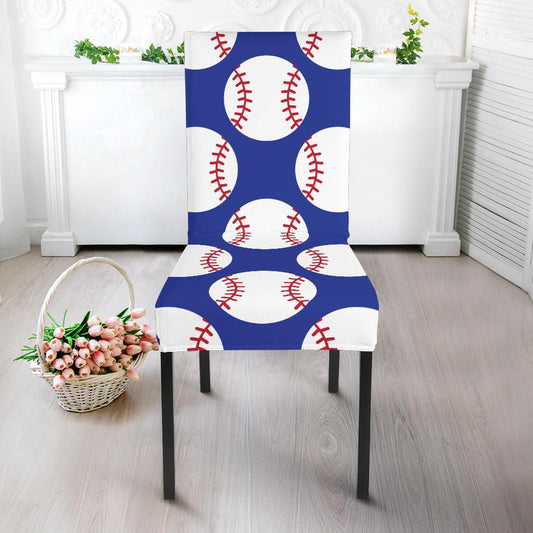 Baseball Blue Background Dinning Chair Slipper-JTAMIGO.COM