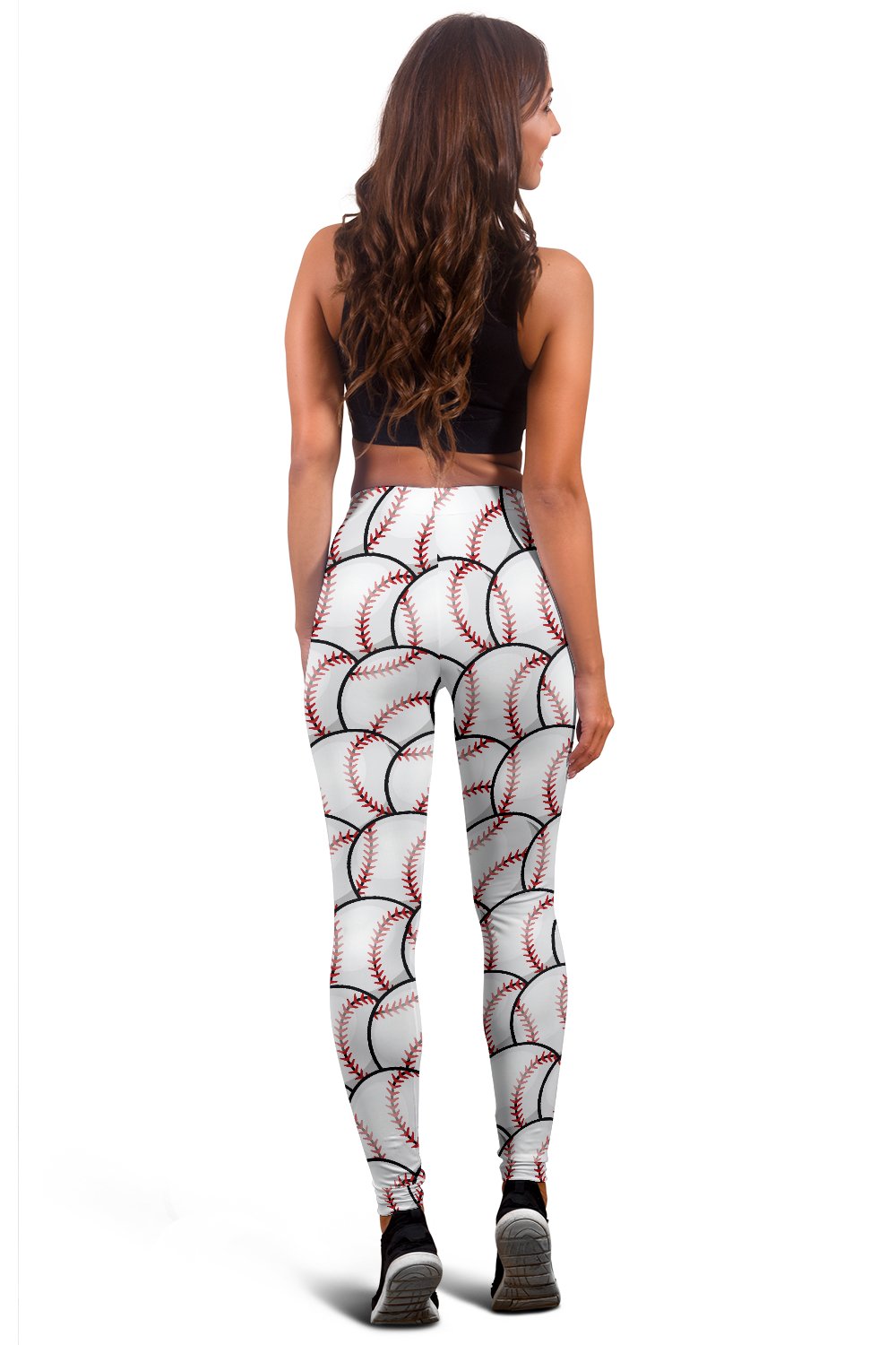 Baseball Pattern Women Leggings