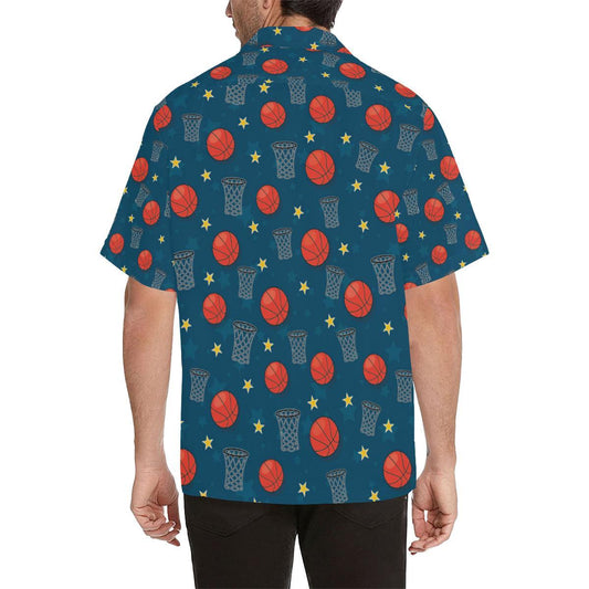 Basketball Classic Print Pattern Men Aloha Hawaiian Shirt