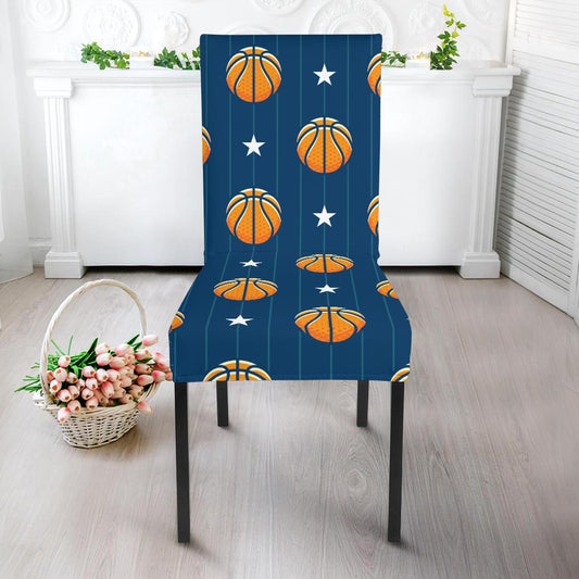 Basketball Star Print Pattern Dinning Chair Slipper-JTAMIGO.COM