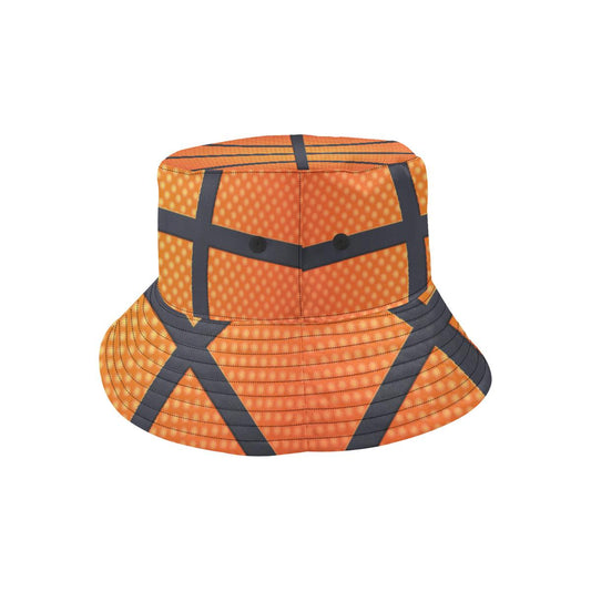 Basketball Texture Print Pattern Unisex Bucket Hat