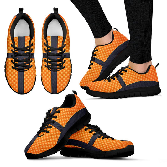 Basketball Texture Print Pattern Women Sneakers Shoes