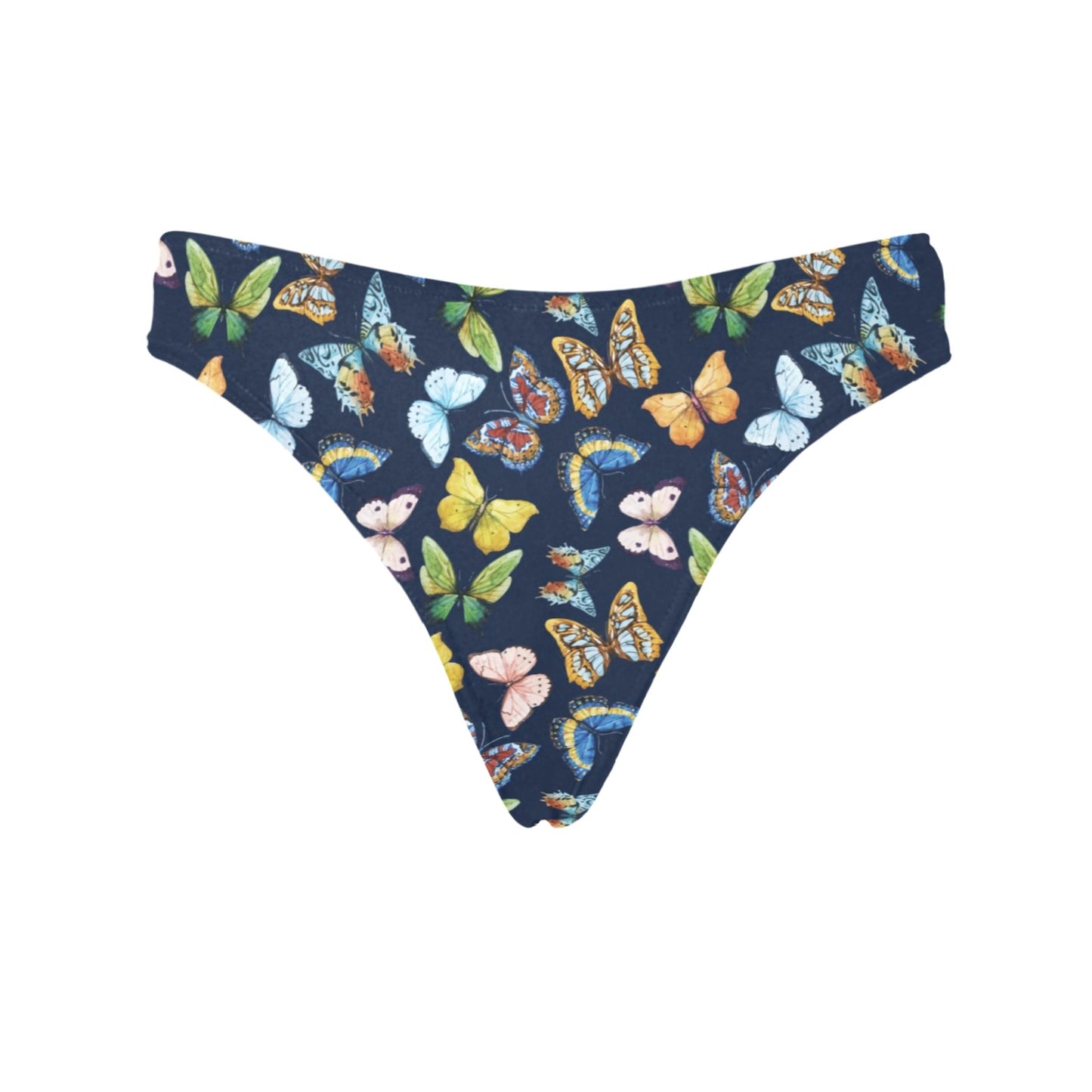 Butterfly Beautiful Print Pattern Women's Thongs