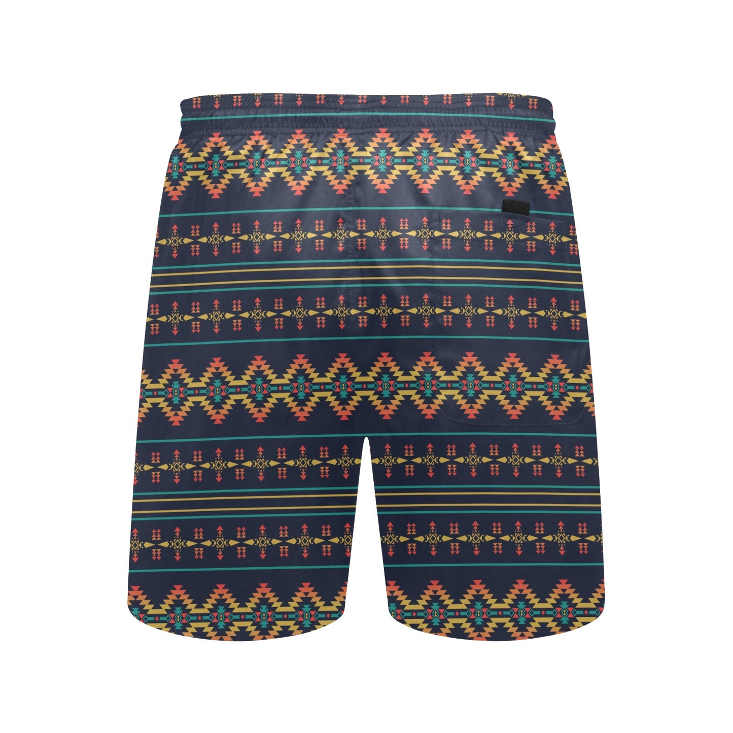 Southwest American Design Themed Print Men's Swim Trunks Beach Shorts