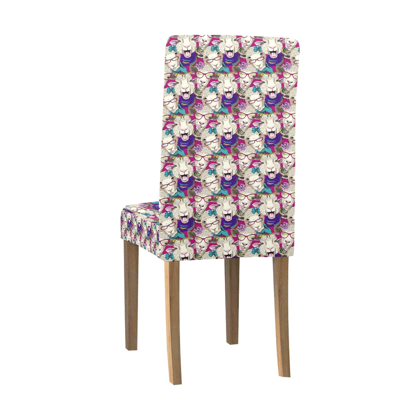 Sheep Print Design LKS403 Dining Chair Slipcover