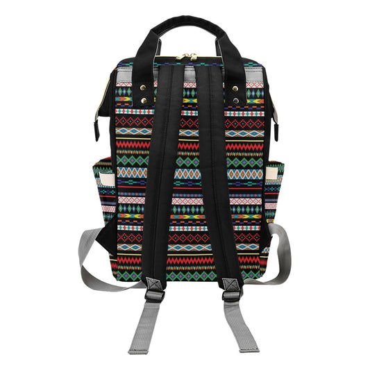 Southwest Pattern Print Design LKS302 Diaper Bag Backpack