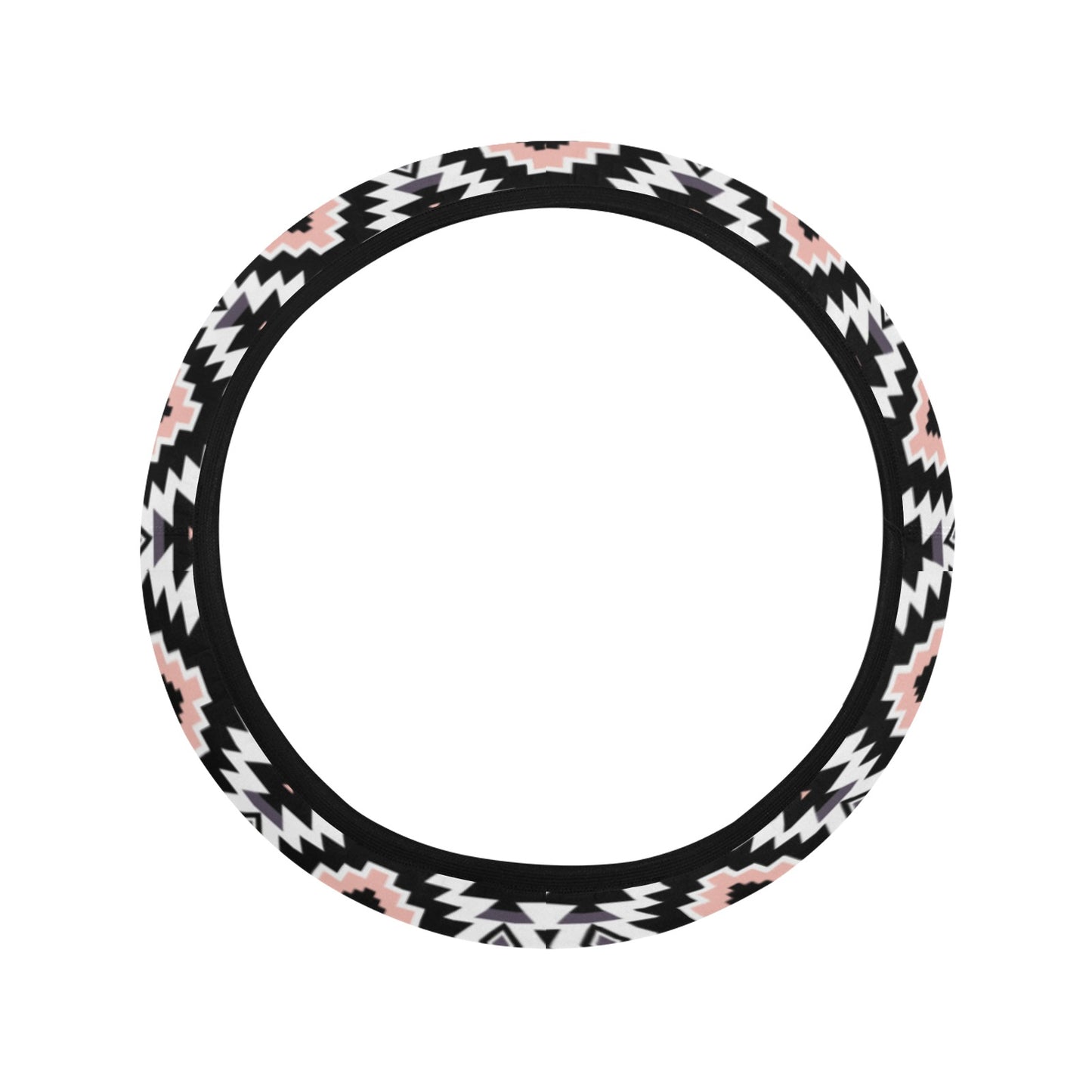 Safari Pattern Print Design LKS302 Steering Wheel Cover with Elastic Edge