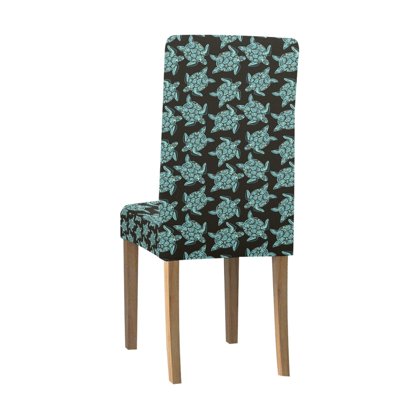 Sea Turtle Print Design LKS302 Dining Chair Slipcover