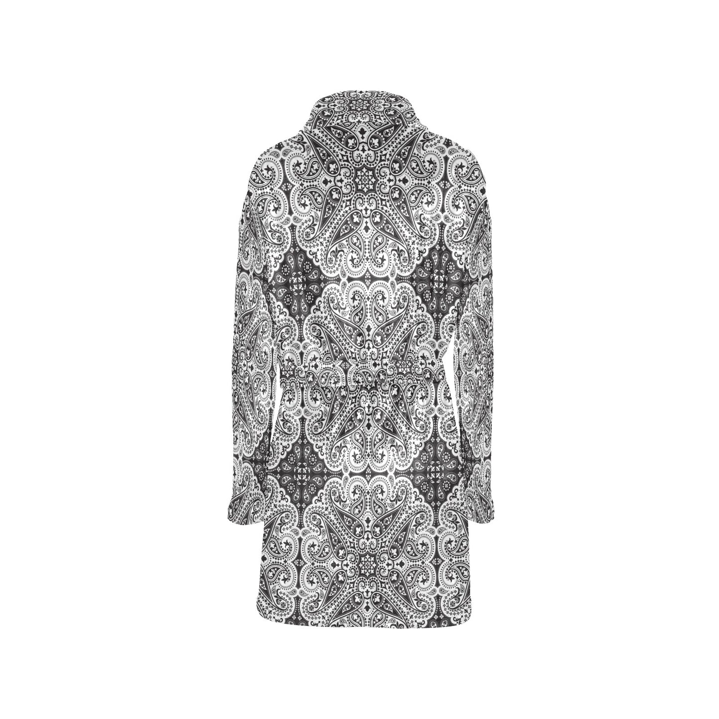 Bandana Print Design LKS309 Women's Fleece Robe