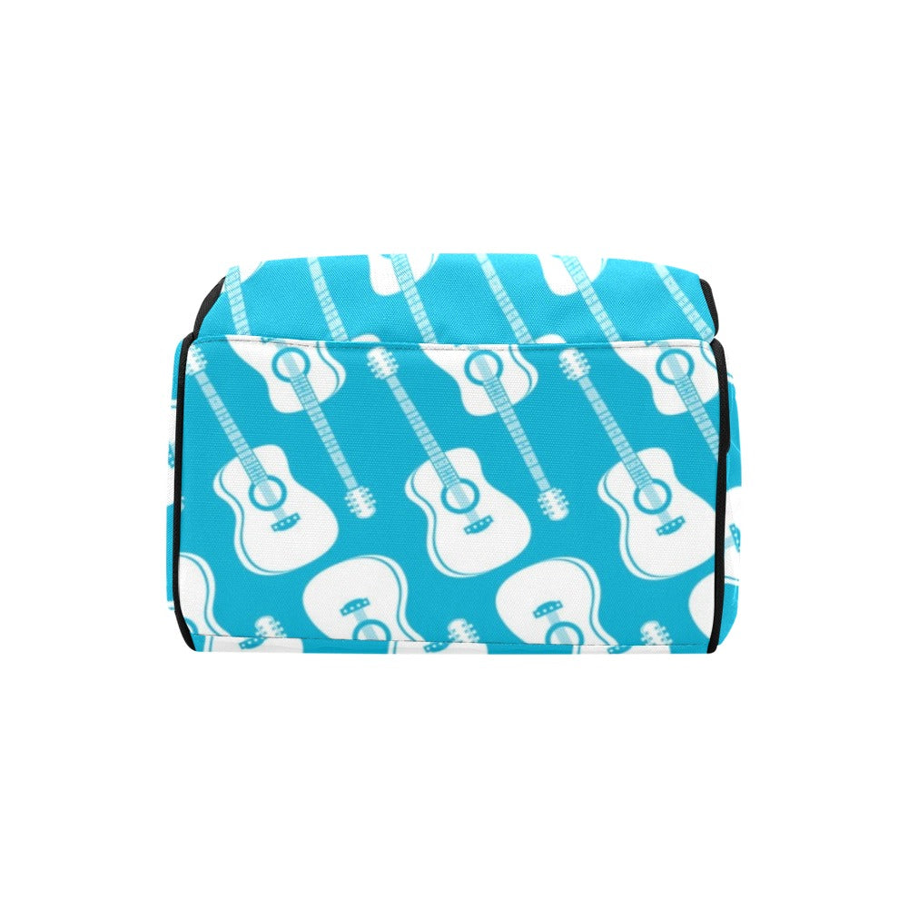 Acoustic Guitar Print Design LKS404 Diaper Bag Backpack
