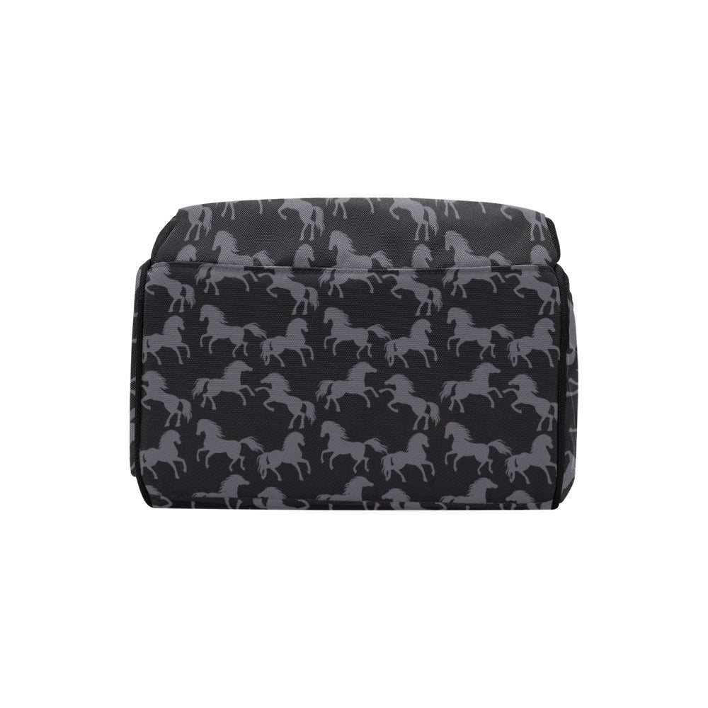 Horse Print Design LKS305 Diaper Bag Backpack