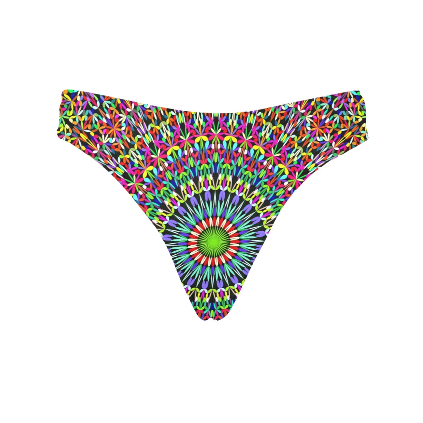 Bohemian Colorful Style Print Women's Thongs