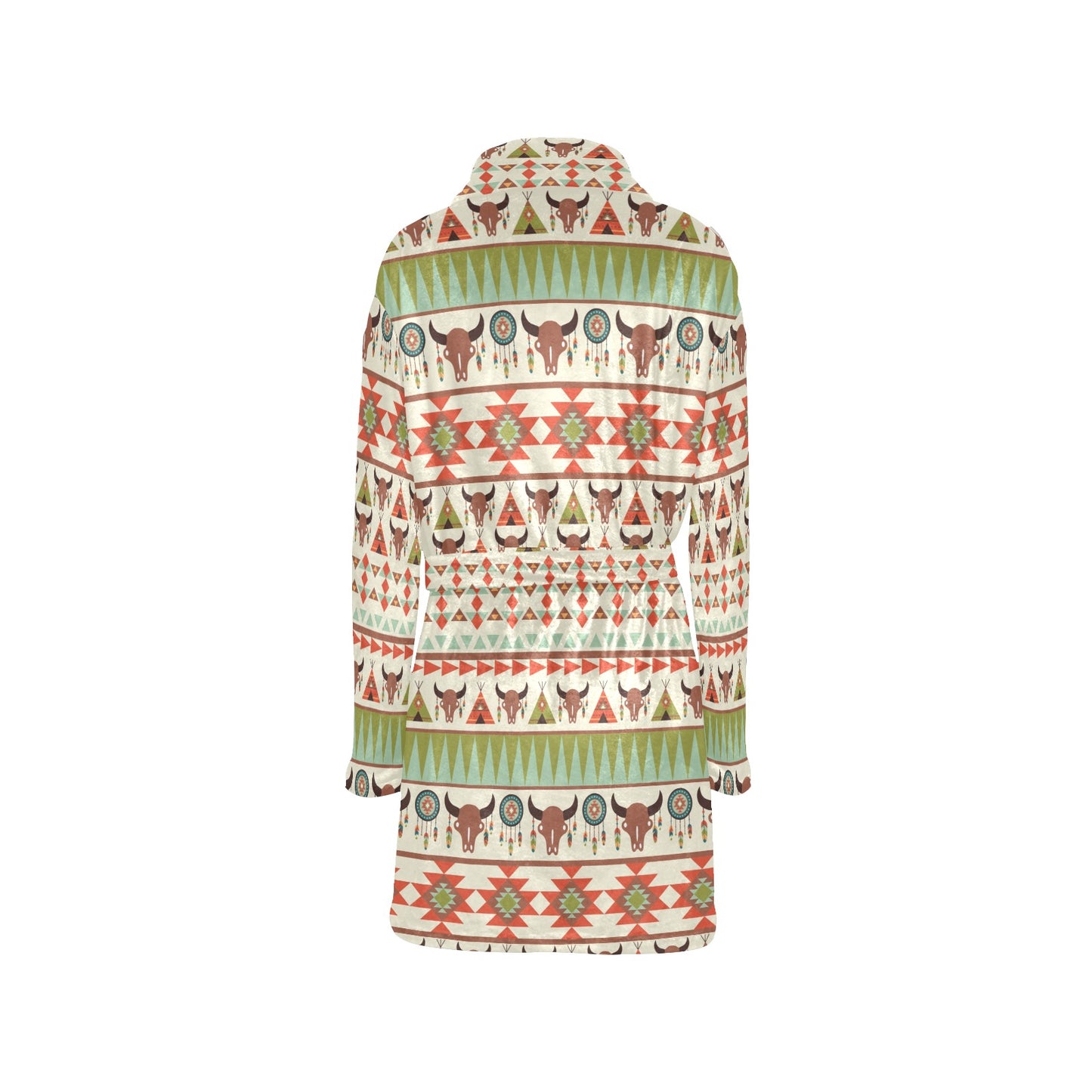 American indian Ethnic Pattern Women's Fleece Robe
