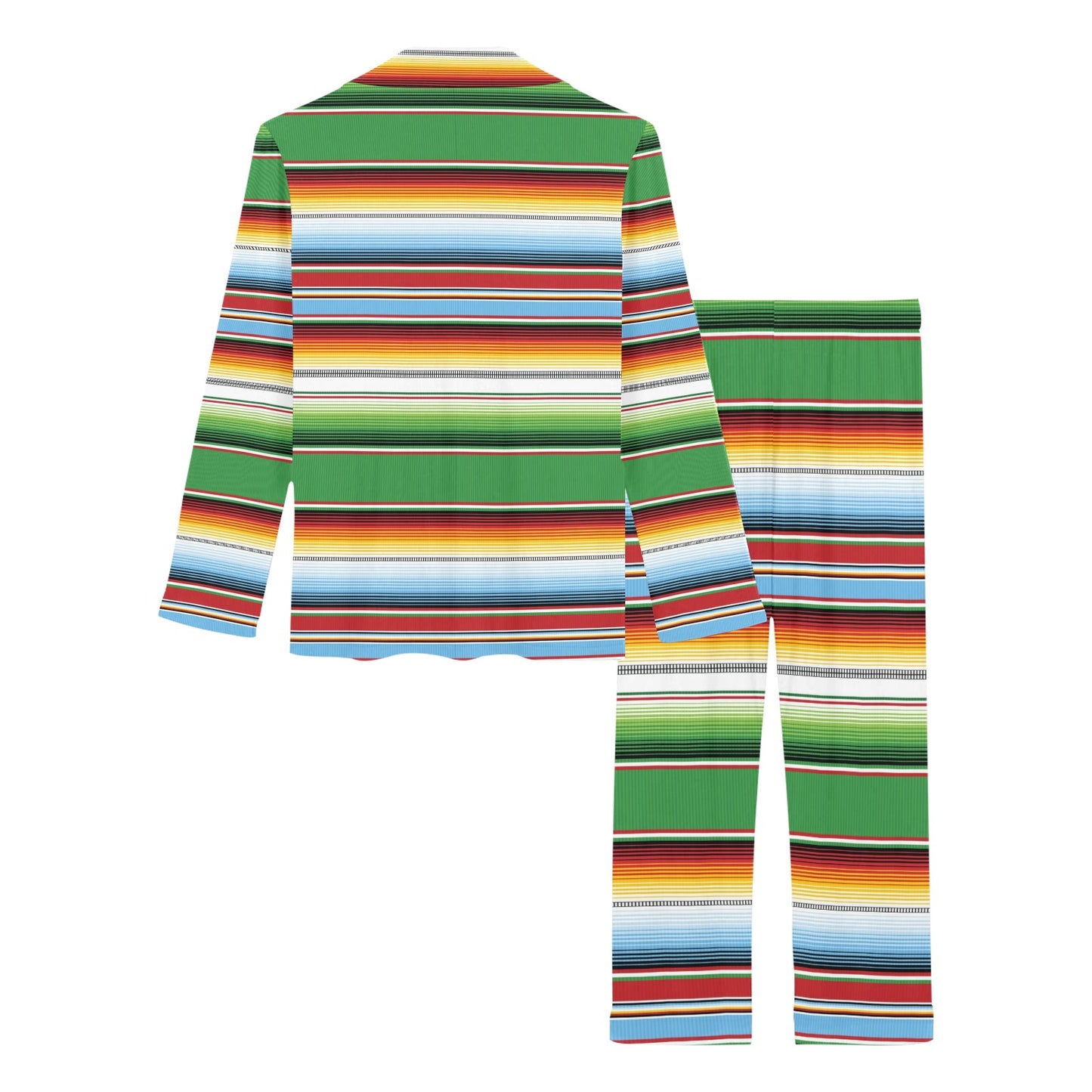 Serape Print Design LKS302 Women's Long Pajama Set