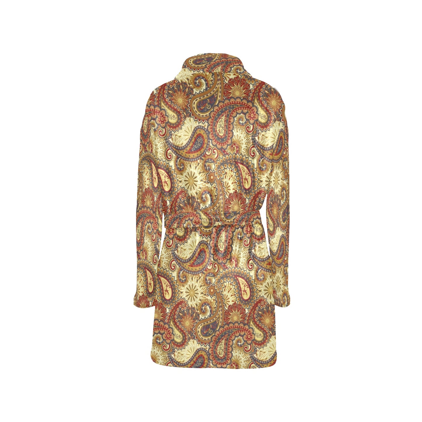 Boho Pattern Print Design 08 Women's Fleece Robe
