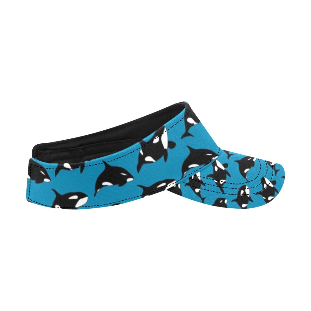 Whale Print Design LKS304 Unisex Sun Visor