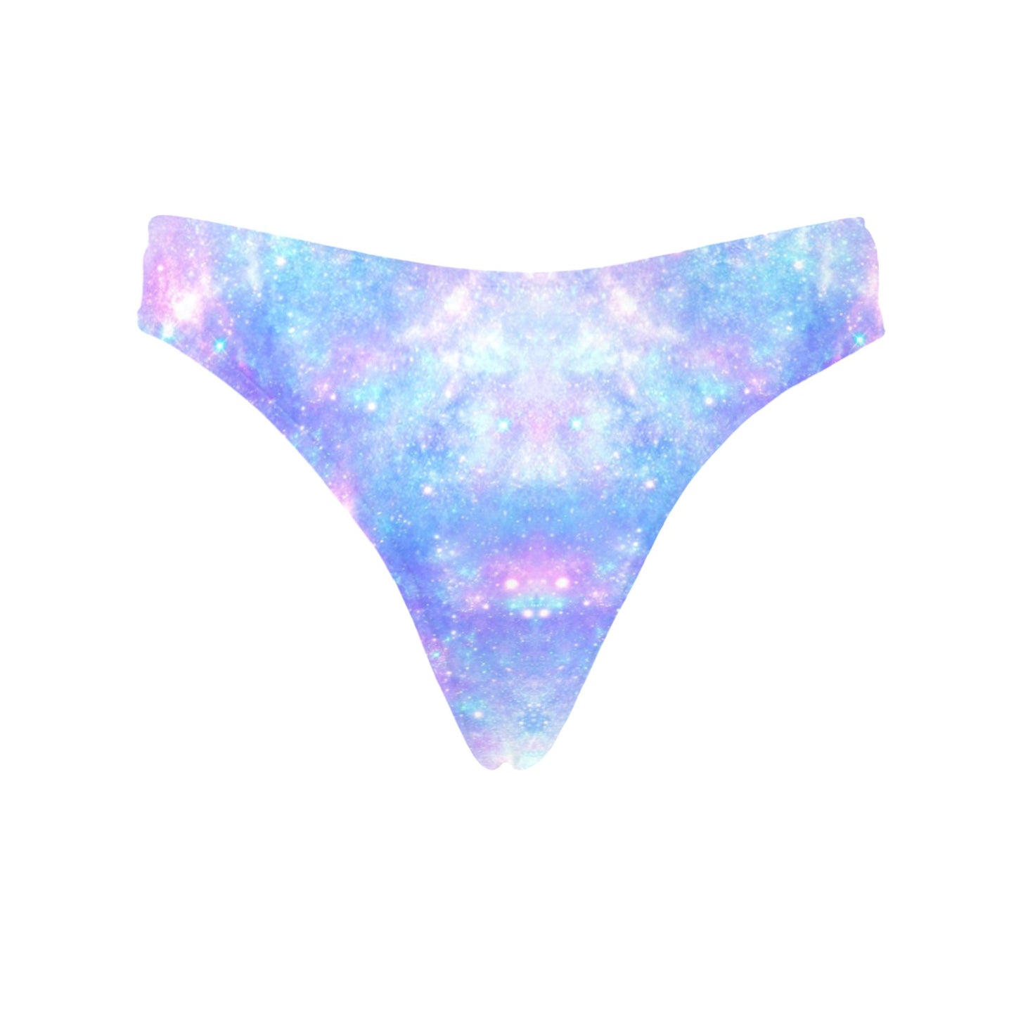 Galaxy Stardust Pastel Color Print Women's Thongs